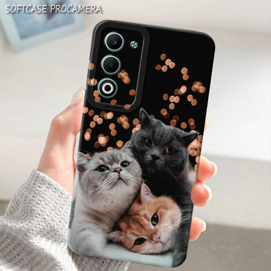 [ TS44  ] Case Hp for OPPO A5i PRO A5 2025 Fashion Casing Softcase Terbaru 2025 - Macaron Protect Ca