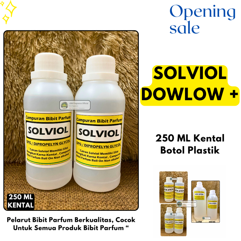 Campuran Bibit Parfum DEP DPG ( 250 ML KENTAL ) SOLFIOL