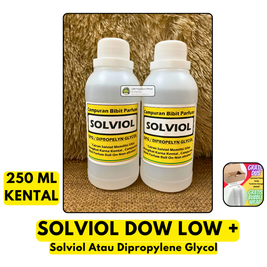 Pelarut Bibit Parfum SOLVIOL / DEP / DPG ( 250 ML KENTAL )