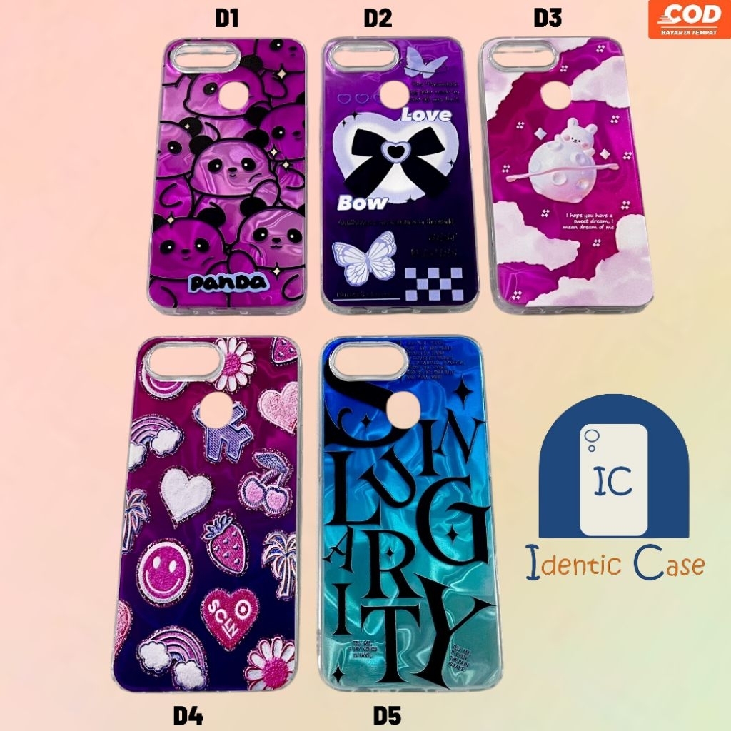 Case Diamond Air OPPO A5S/A7/A11K/A12 / Diamond Polos / Case Diamond Gambar / Soft Case / Case Karak