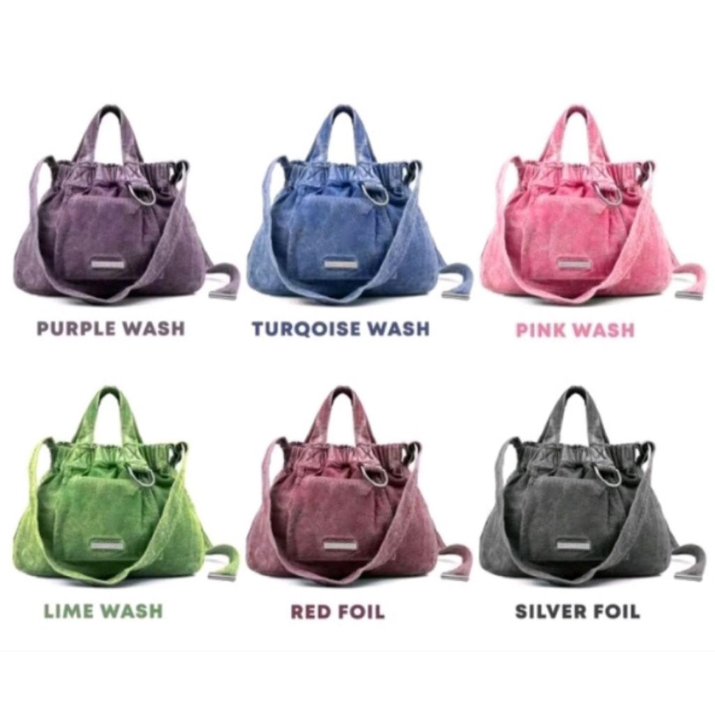 Tas_Slingbag Dumpling Denim WASHED ][ Tas Dumpling Micro ][ Tas Slingbag Mini CRUN.CH CariEEr
