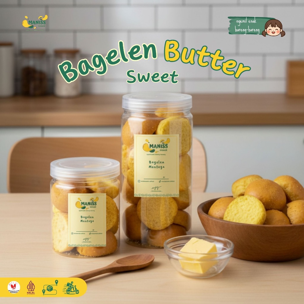 Bagelen Butter | Bagelen Manis | Bagelenn roti kering by Manis Snack