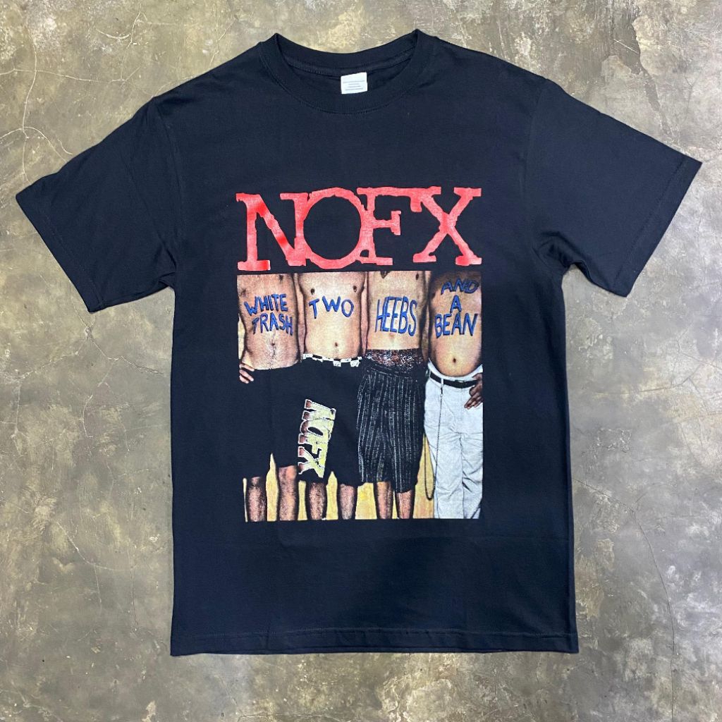 Tshirt NOFX White Trash Two Heebs and a Bean