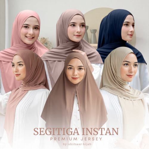 Hijab Instan Segitiga Jersey | Segitiga Instan Jersey | Jilbab Instan Segitiga Jersey Hijab Segitiga
