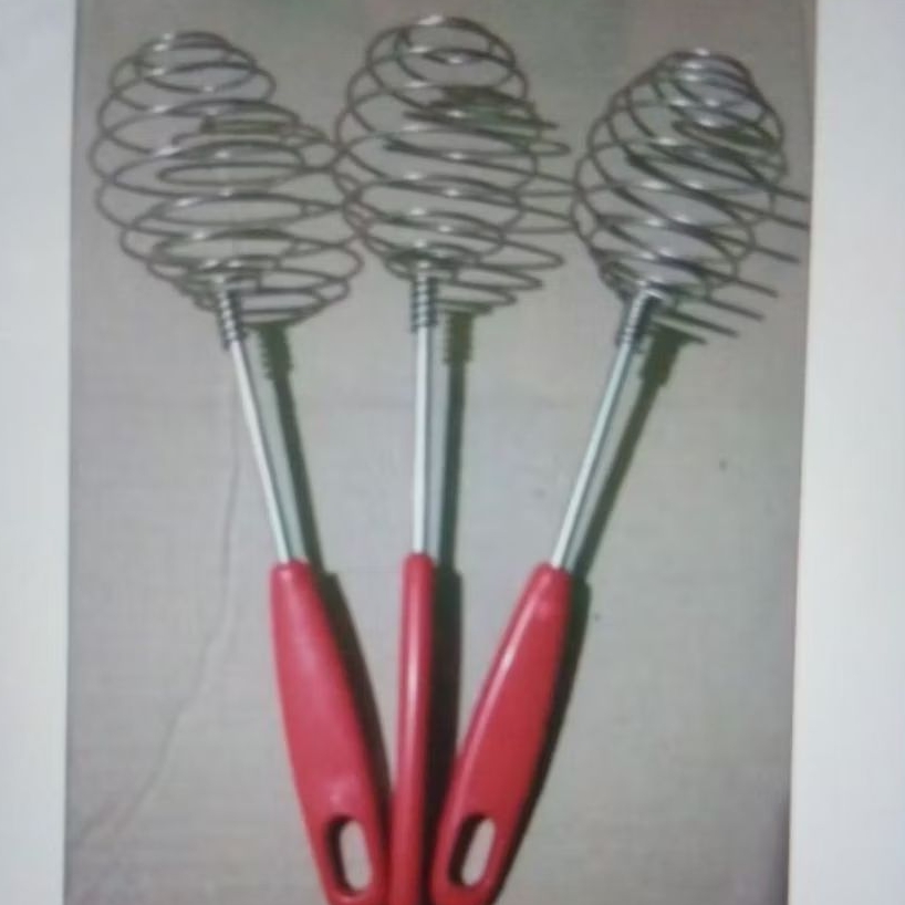 kocokan telur per gagang plastik ukuran besar/ wishk per kocokan telur manual serbaguna