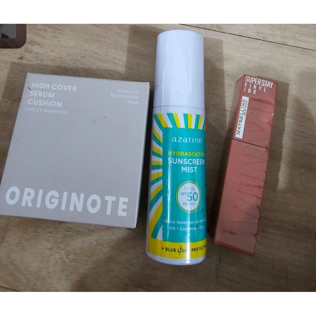 Preloved Maybelline dan Azarine Sunscreen