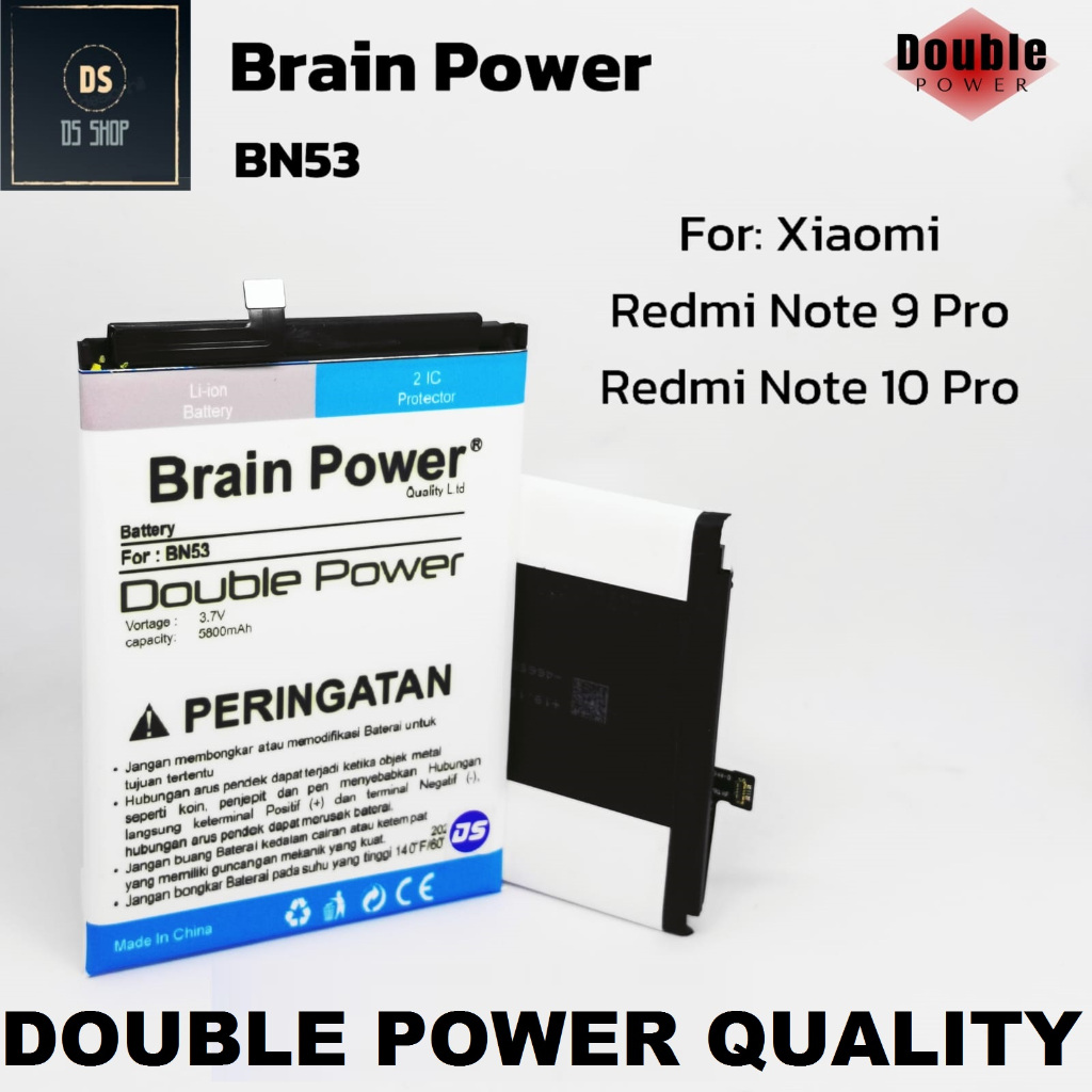 Baterai Xiaomi Redmi Note 9 Pro BN 53 BN53 Original 100% Batrai HP Batre Xiomi ORI OEM