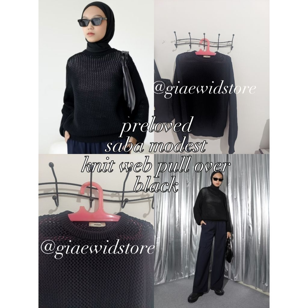 Saba web knit pullover  by Saba modest