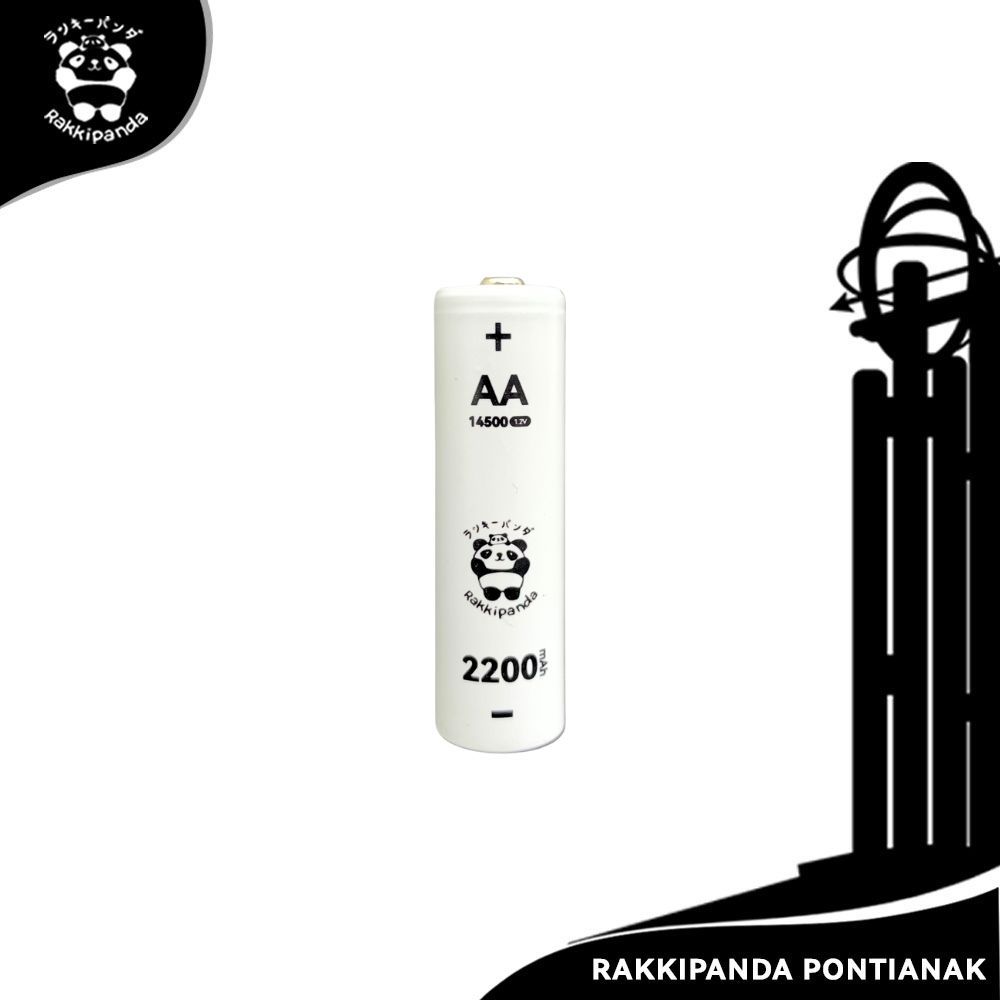 RakkiPanda -Baterai Cas isi Ulang AA 1.2V Rechargeable Ni-MH BATERAI