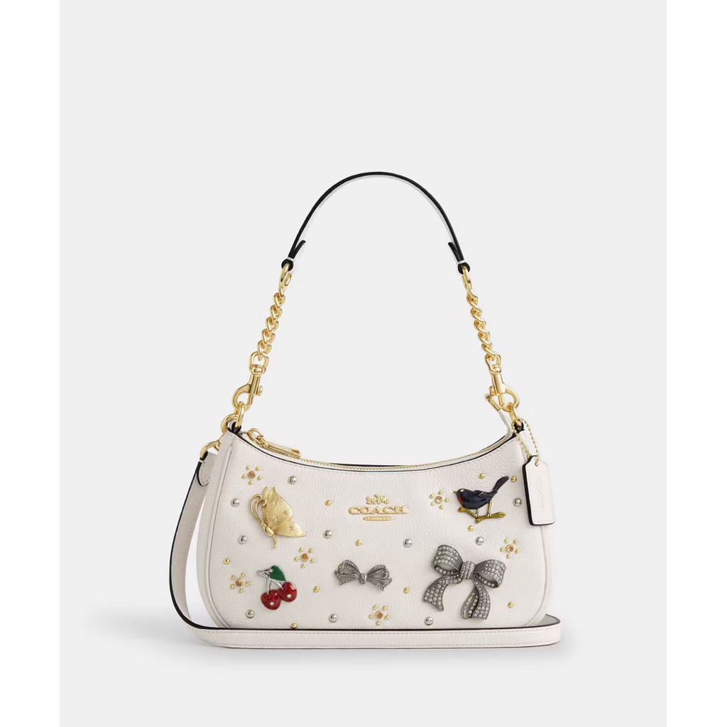 COACH - Teri Shoulder Bag with pin (ORIGINAL)