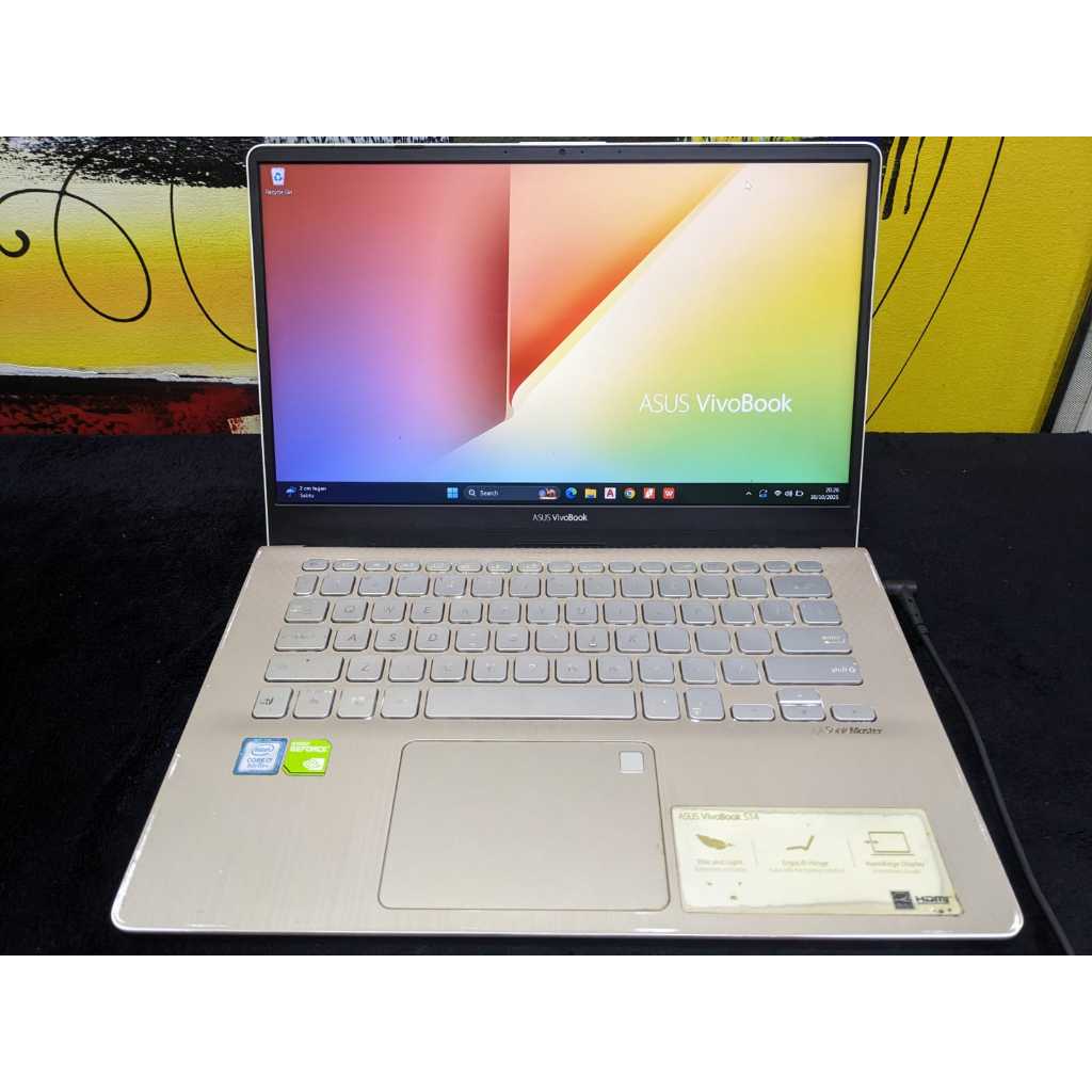 Laptop Asus Vivobook S14 Core i7 Gen 8 8/512 Nvidia MX150 Backlit