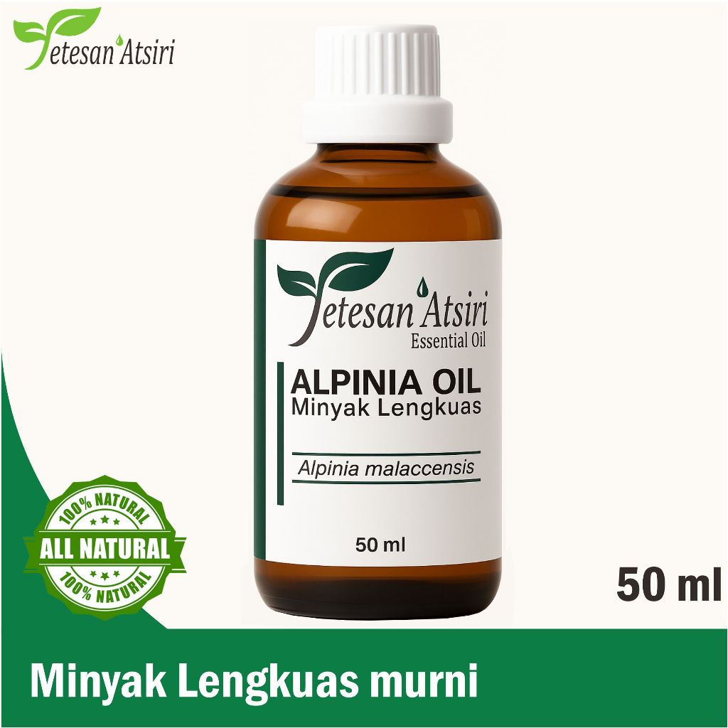 minyak lengkuas murni tanpa campuran alpinia galangal oil pure essential oil minyak atsiri 10ml 30ml