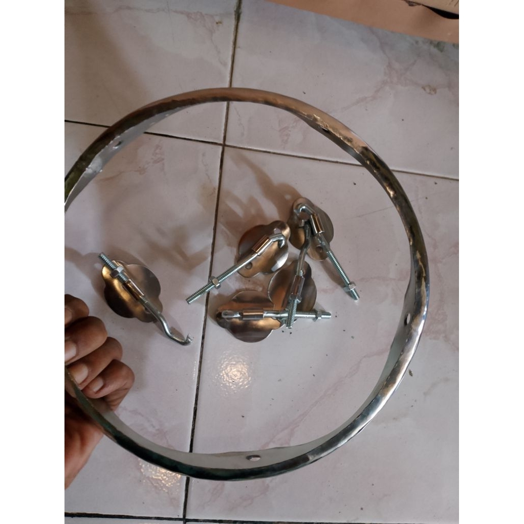 Music Accessories Ring kendang tabla tak dut  6in  16 cm  8inch 22cm   lengkap  ring dalam .