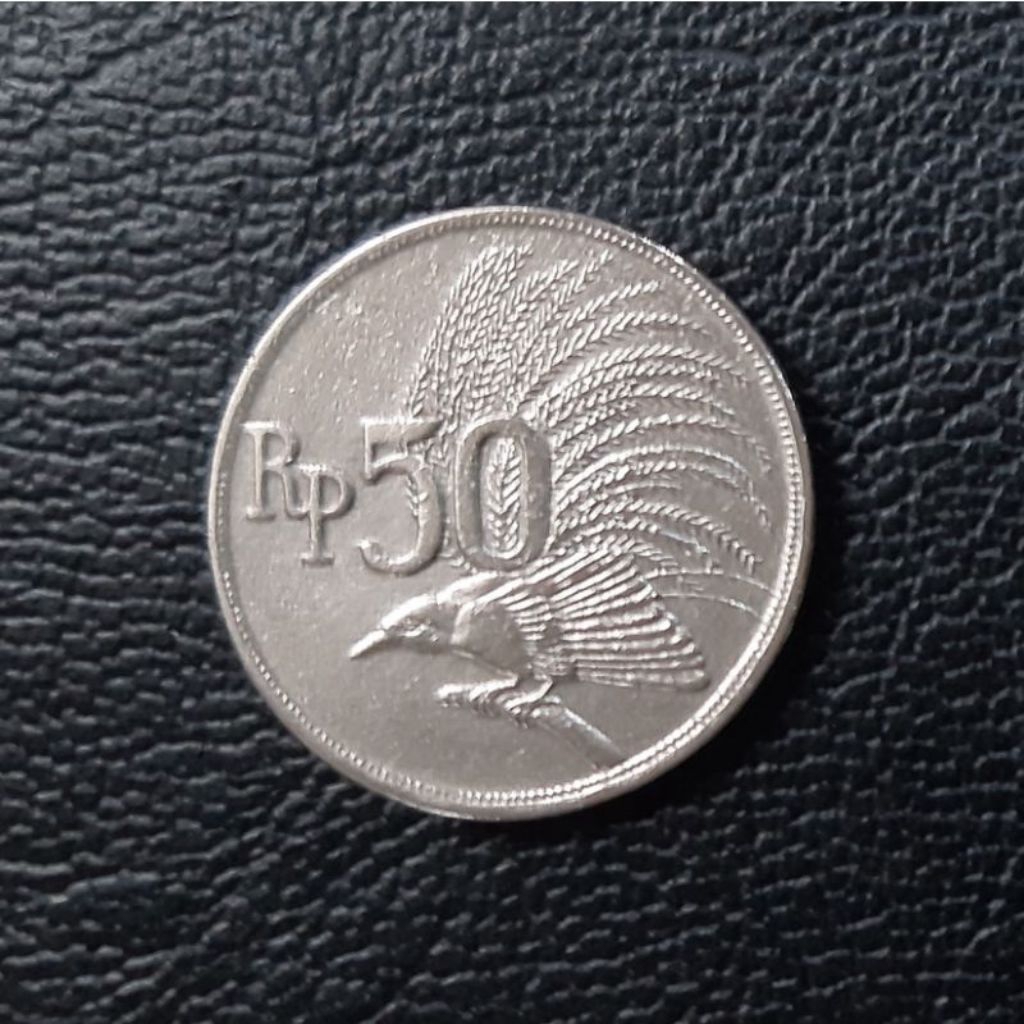 Uang koin kuno 50 rupiah tahun 1971