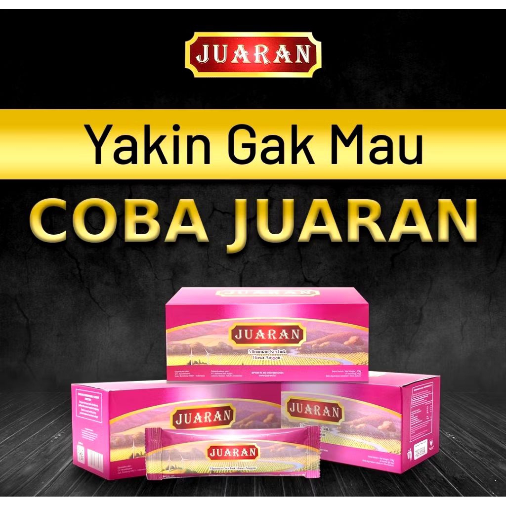 BISA COD juaran herbal minuman serbuk rasa anggur isi 5 sachet original 100%