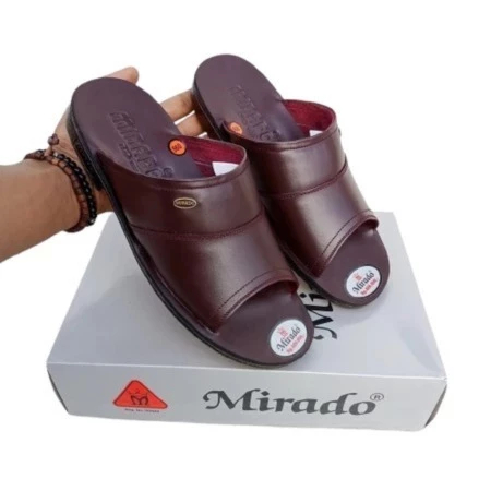 Sandal Termurah Sandal Pria Mirado Coklat Kulit Asli Original / Sandal Mirado Pria Original