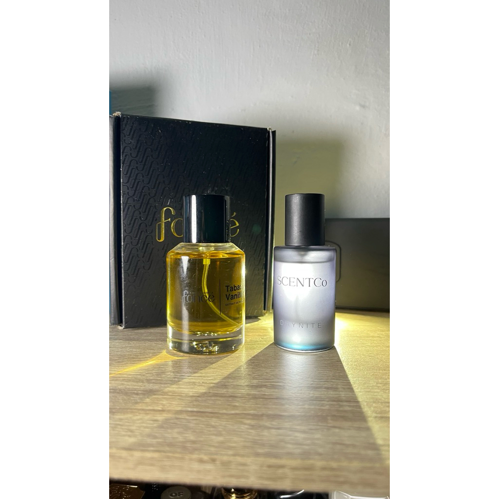 Preloved Bundling Fonce Tabac Vanille & Scentco Daynite