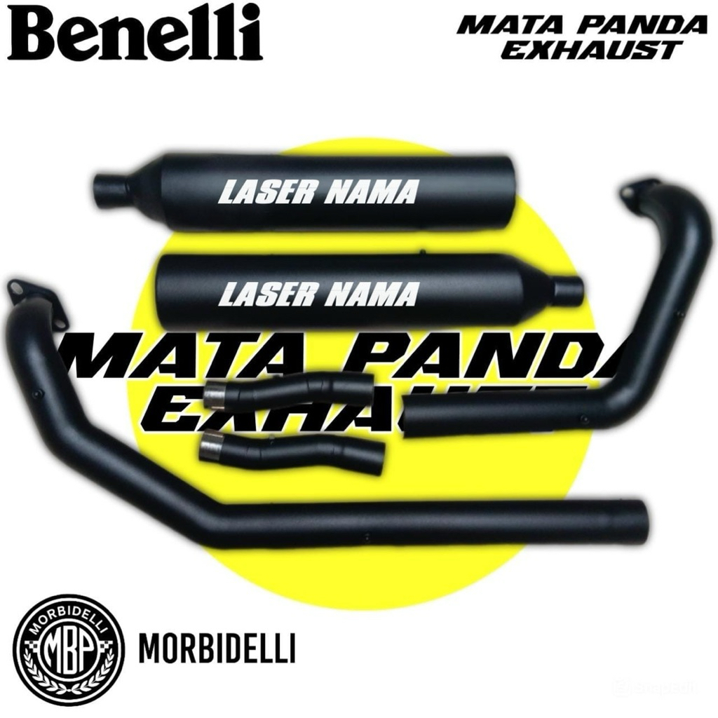 Knalpot Racing Morbidelli C252V Model Kanan Kiri Tipe S-03