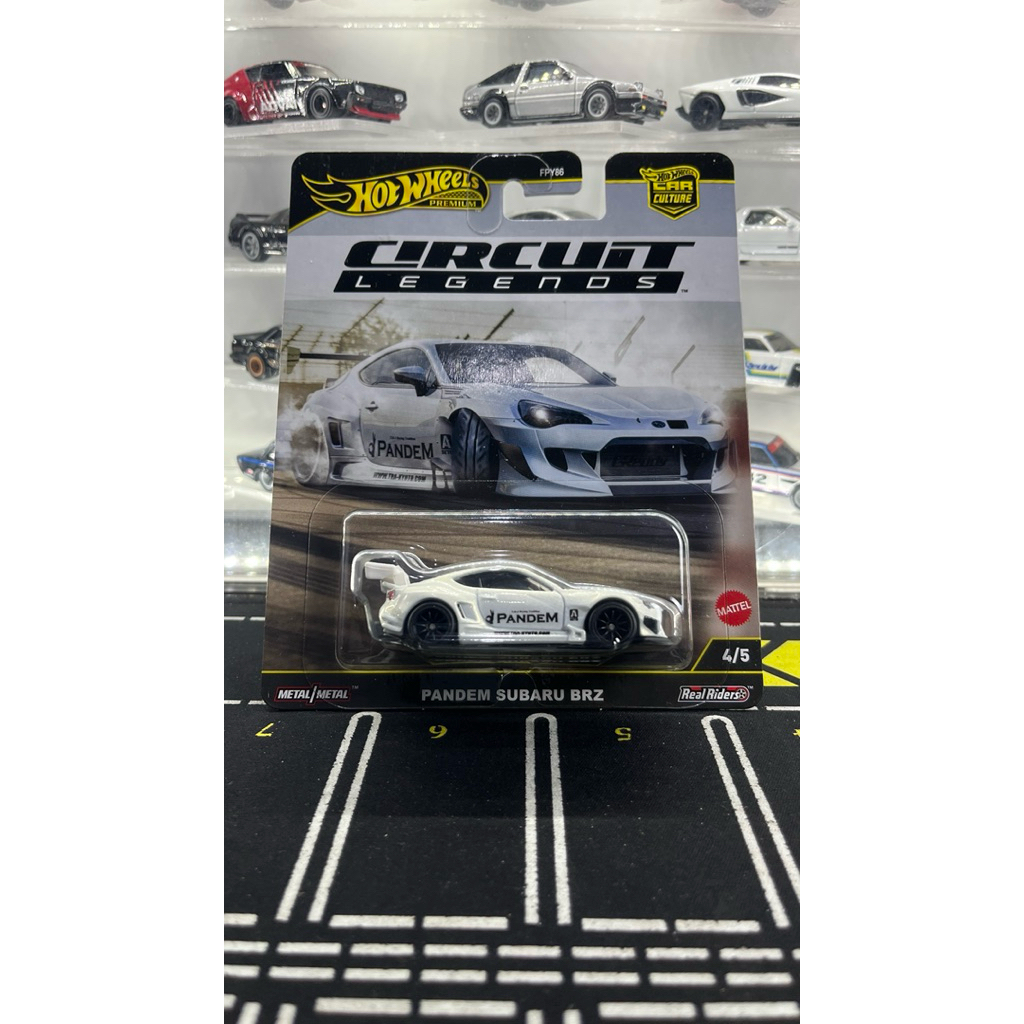 Hot Wheels Subaru Pandem Putih Premium (Pandem Subaru Brz) Circuit Legends