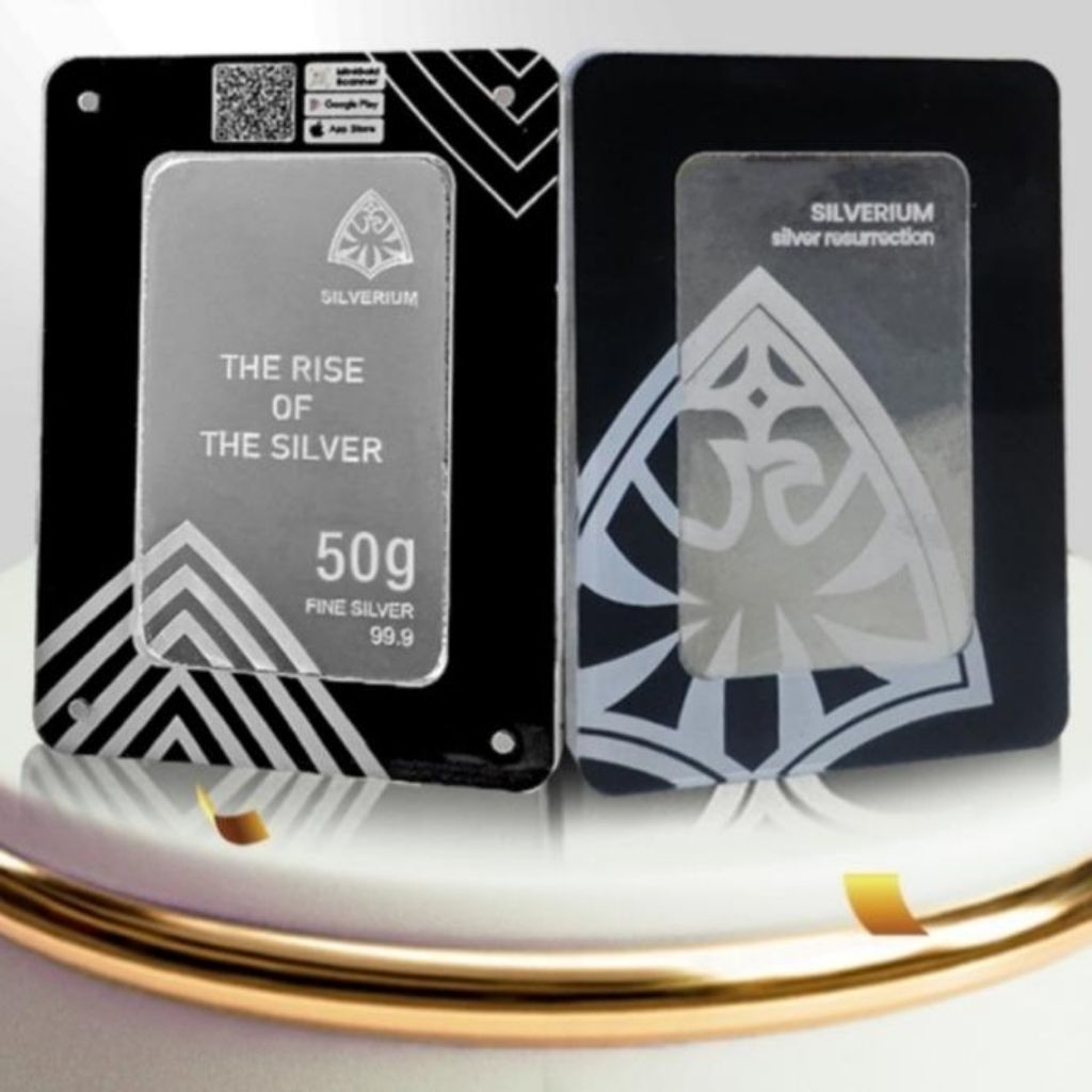 Perak Silverium 50 GR (PO) Logam Mulia Perak
