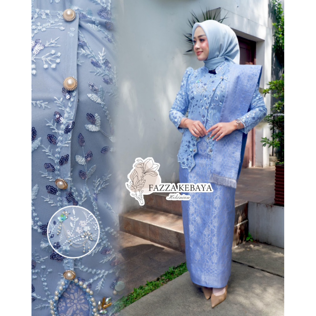 BLOUSE JANGGAN ZIGZAG || KEBAYA JANGGAN TILLE PREMIUM || KEBAYA MODERN || JANGGAN