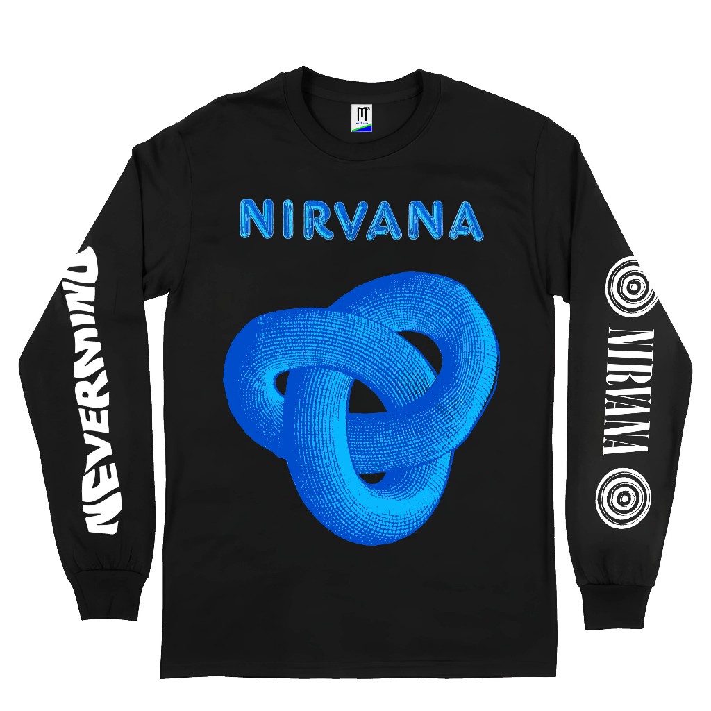 Long Sleeve Band Nirvana -  Nirvana  Blue CircleNevermind