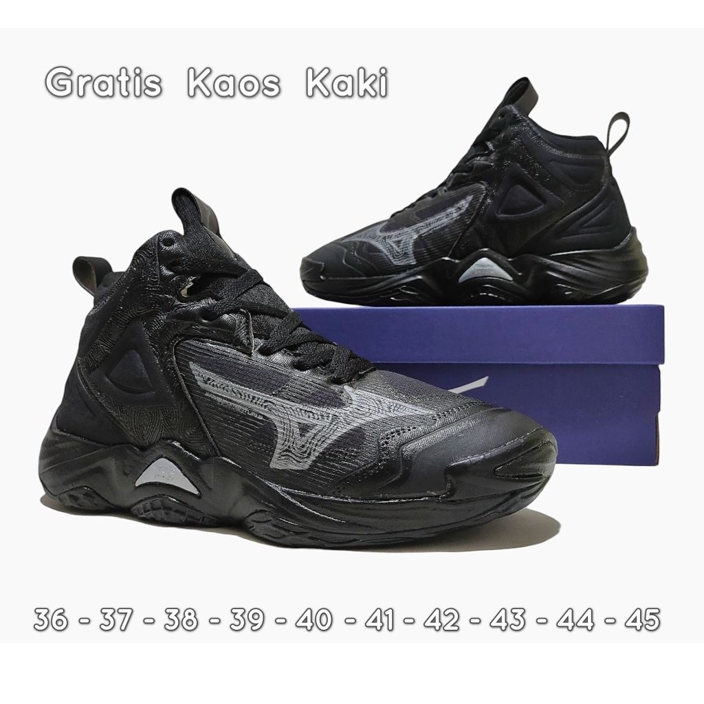 Mizuno Wave Momentum 3 Mid - Mizuno Momentum 2 - Sepatu Volly Mizuno  / Mizuno Thunder Blade 2