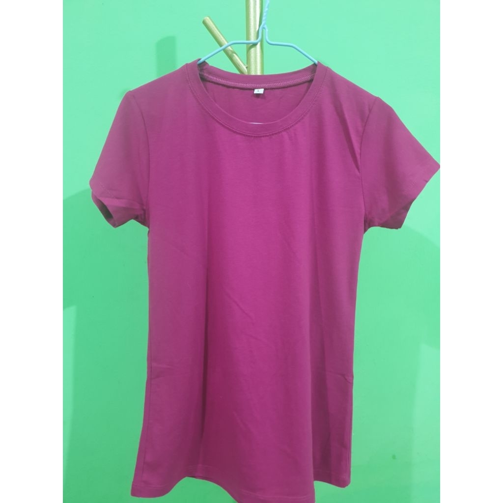preloved kaos pink magenta