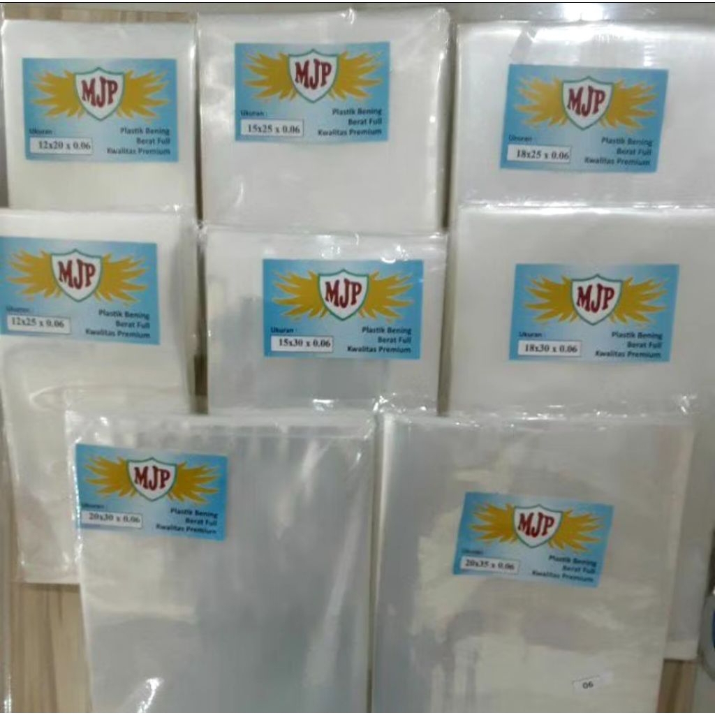 Plastik PP Bening Tebal 08 merk MJP/BANGKUANG (500 gr)