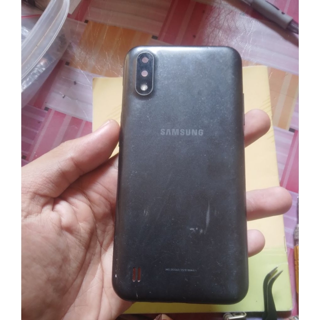 backdor tutup hp samsung a01 ori copotan realpict