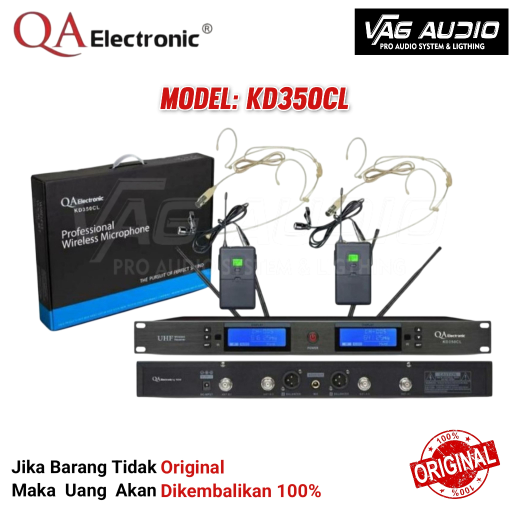 MIC WIRELESS QA ELECTRONIC HMD KD350 CL