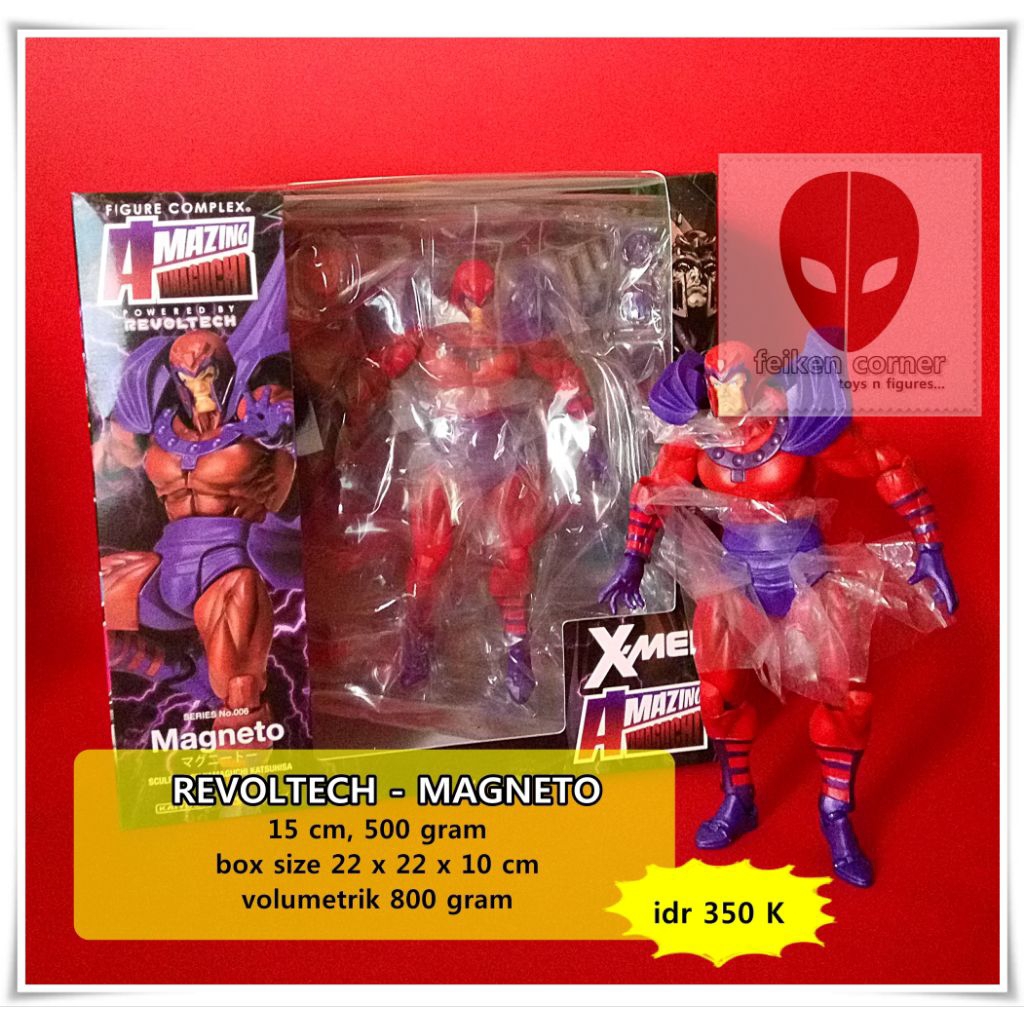 figure revoltech MAGNETO CAPTAIN AMERICA SPIDERMAN IRONMAN JACK SKELLINGTON