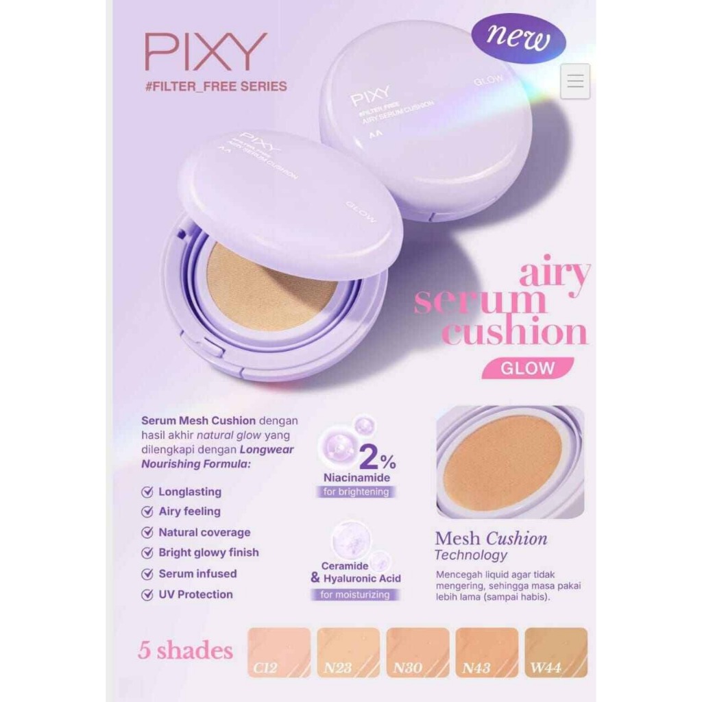 PIXY Airy Serum Cushion Matte/PIXY cushion