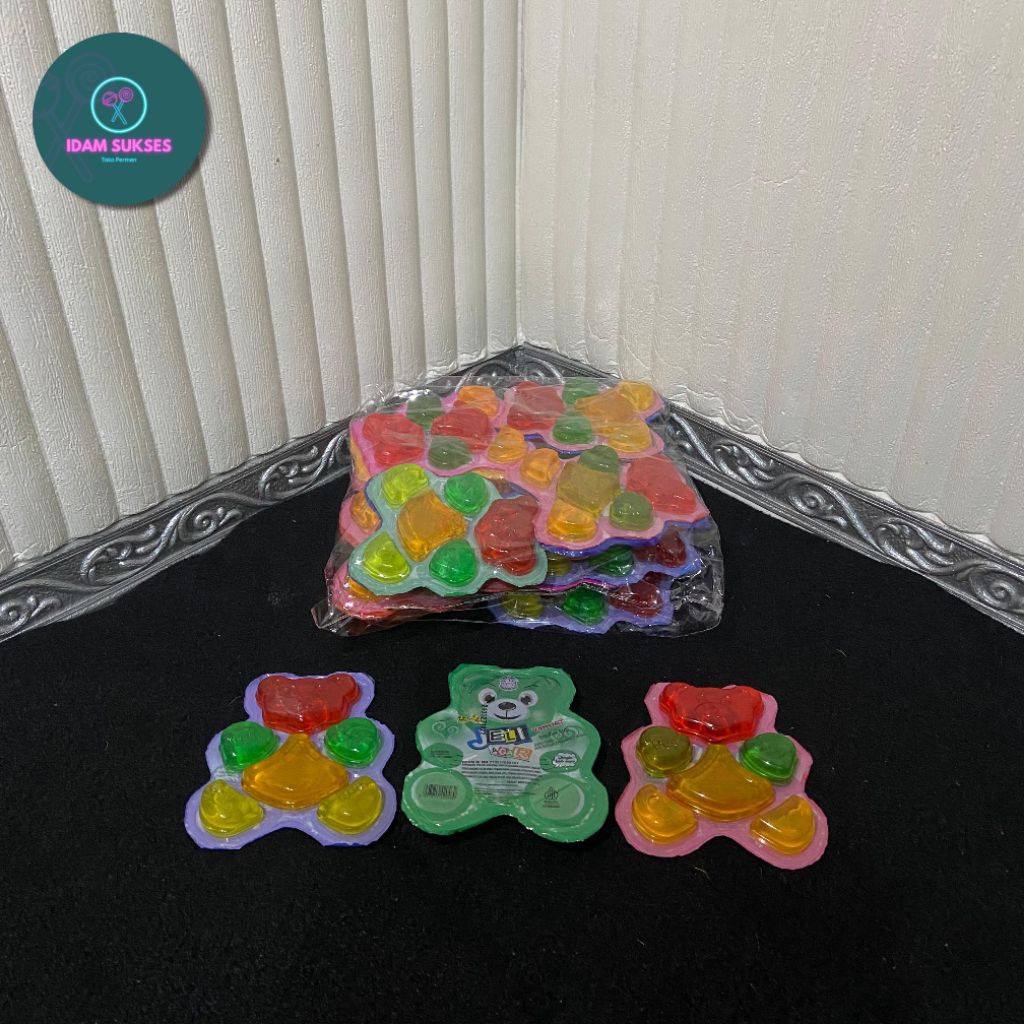 AAA jelly agar bentuk beruang isi 20 pcs 1 pack
