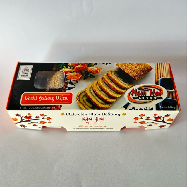 Kue Bulan Nam Hoi - Ma Kau (Mochi Gulung Wijen) Khas Belitung