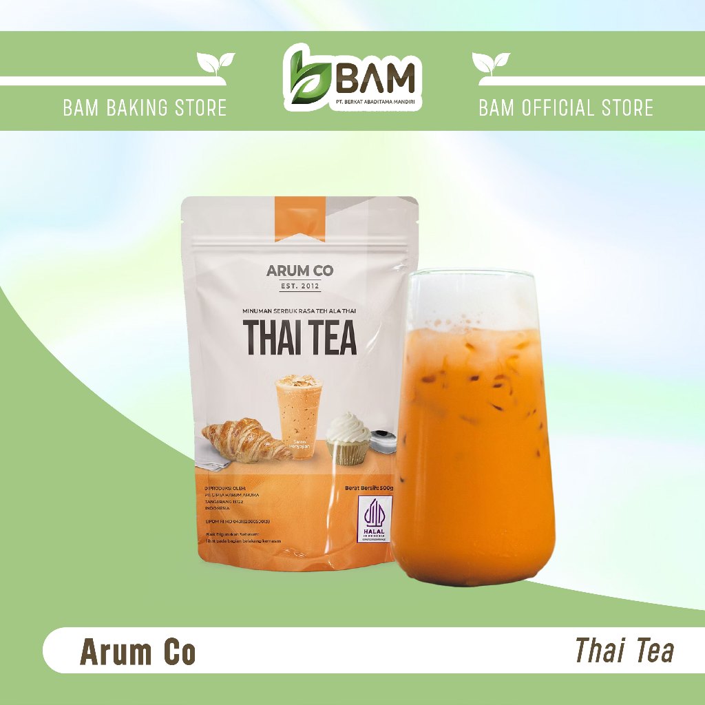 ARUM CO minuman bubuk instan THAI TEA 500gram
