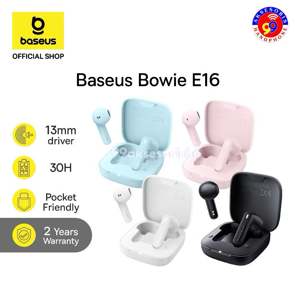 TWS/ HEADSET BLUETOOTH BASEUS E16