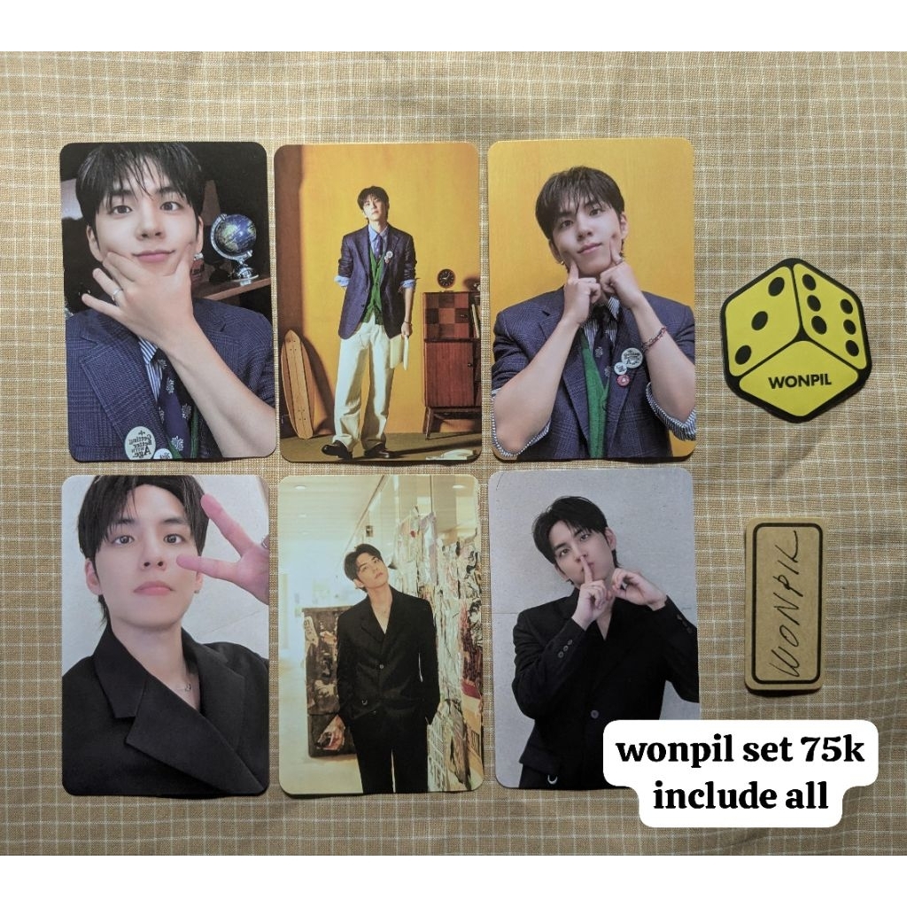 Day6 4cut The decade pc set dice & city days photocard youngk sungjin wonpil dowoon six the dice on 