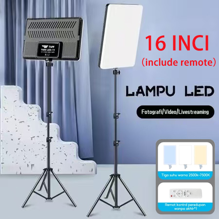 Lampu Foto Led Lampu Lighting Lampu Sorot Lighting Studio+Tripod Lampu Konten Kreator Lighting