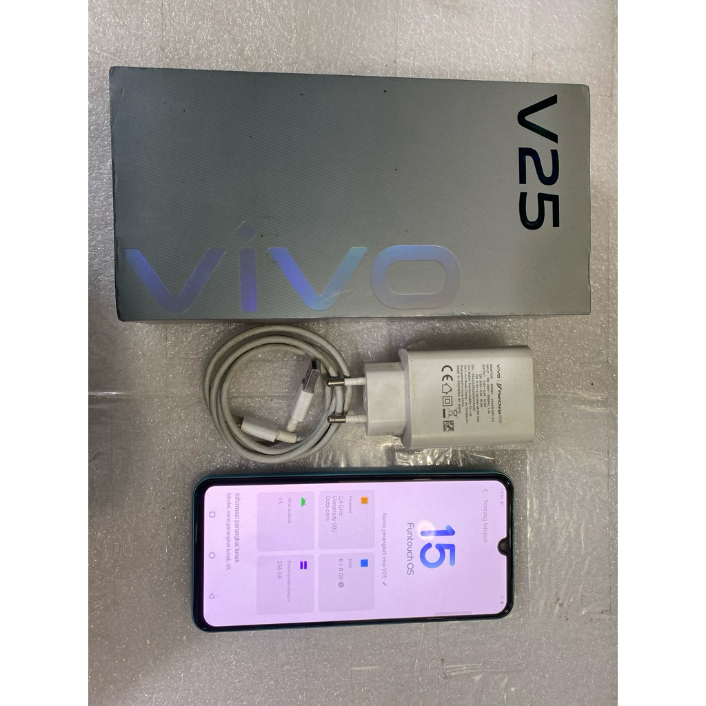 HP Vivo V25 ram 8/256 gb full set resmi original (SECOND)