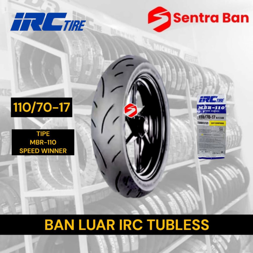 Ban luar race 110/70 ring 17 soft compound mbr110 irc