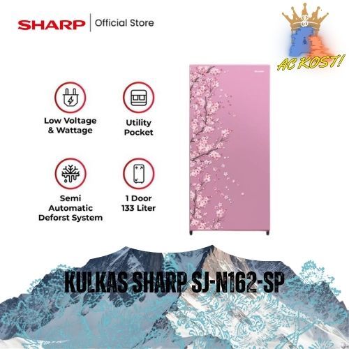 KULKAS 1 PINTU SHARP SJ-162SP