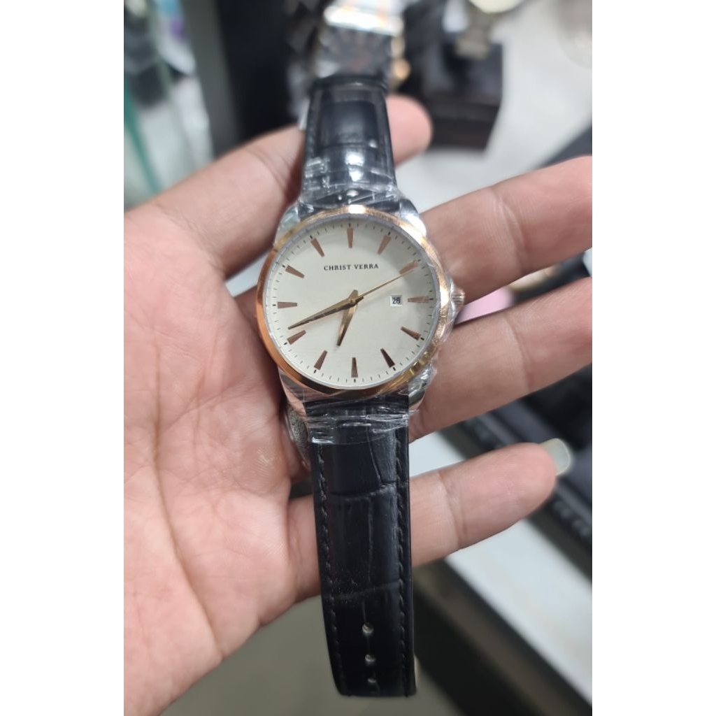 JAM TANGAN WANITA CHRIST VERRA 12073L  ORIGINAL