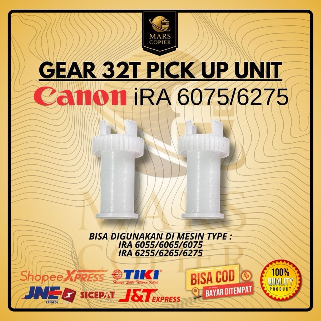 GEAR 32T FEEDER KASET CANON IRA 6055 6065 6075 IRA 6255 6265 6275