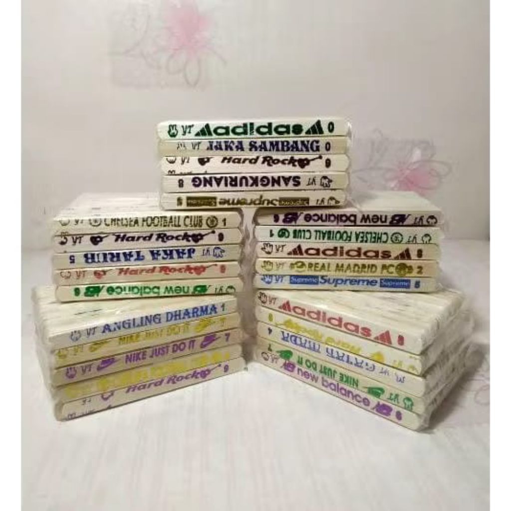 MAINAN ANAK STIK SABLON EMAS /STICK SABLON BIASA ISI-+240 PCS ( YANG EMAS 10 PCS)