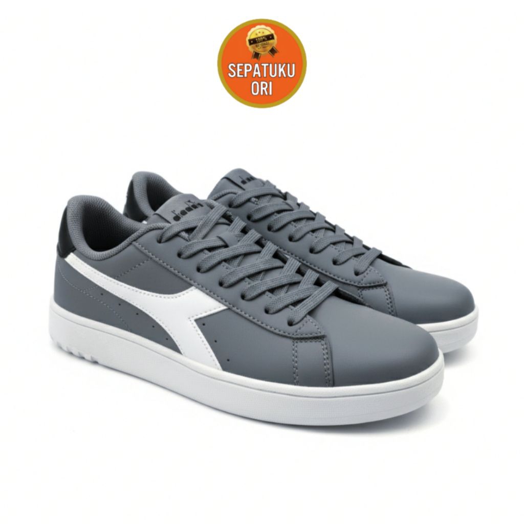 SEPATU PRIA DIADORA NOVEL MENS GREY WHITE NEW ORI BNIB