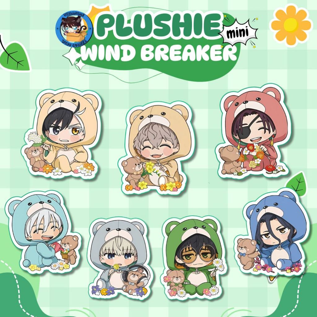 PLUSHIE MINI/ WIND BREAKER / BONEKA MINI WIND BREAKER