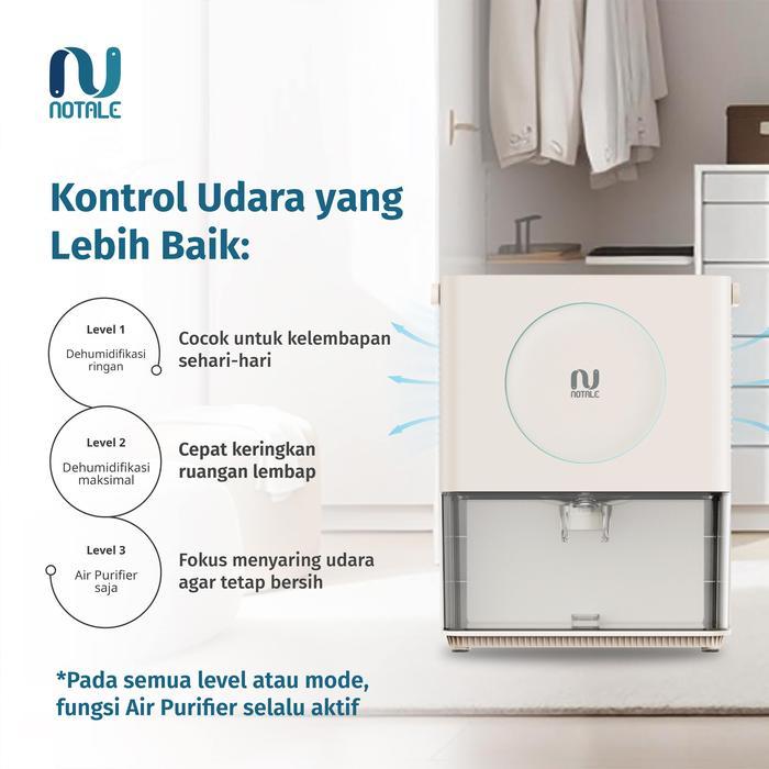 Notale Duico Dehumidifier With Air Purifier Pembersih Dan Penyerap Lembab Ruangan - Duico