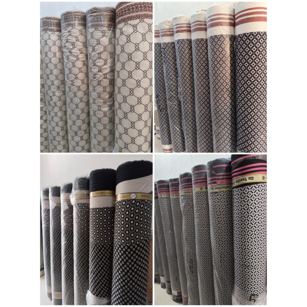 Kain Katun Rayon Viscose Motif Pinggir Premium (0,5 Meter)