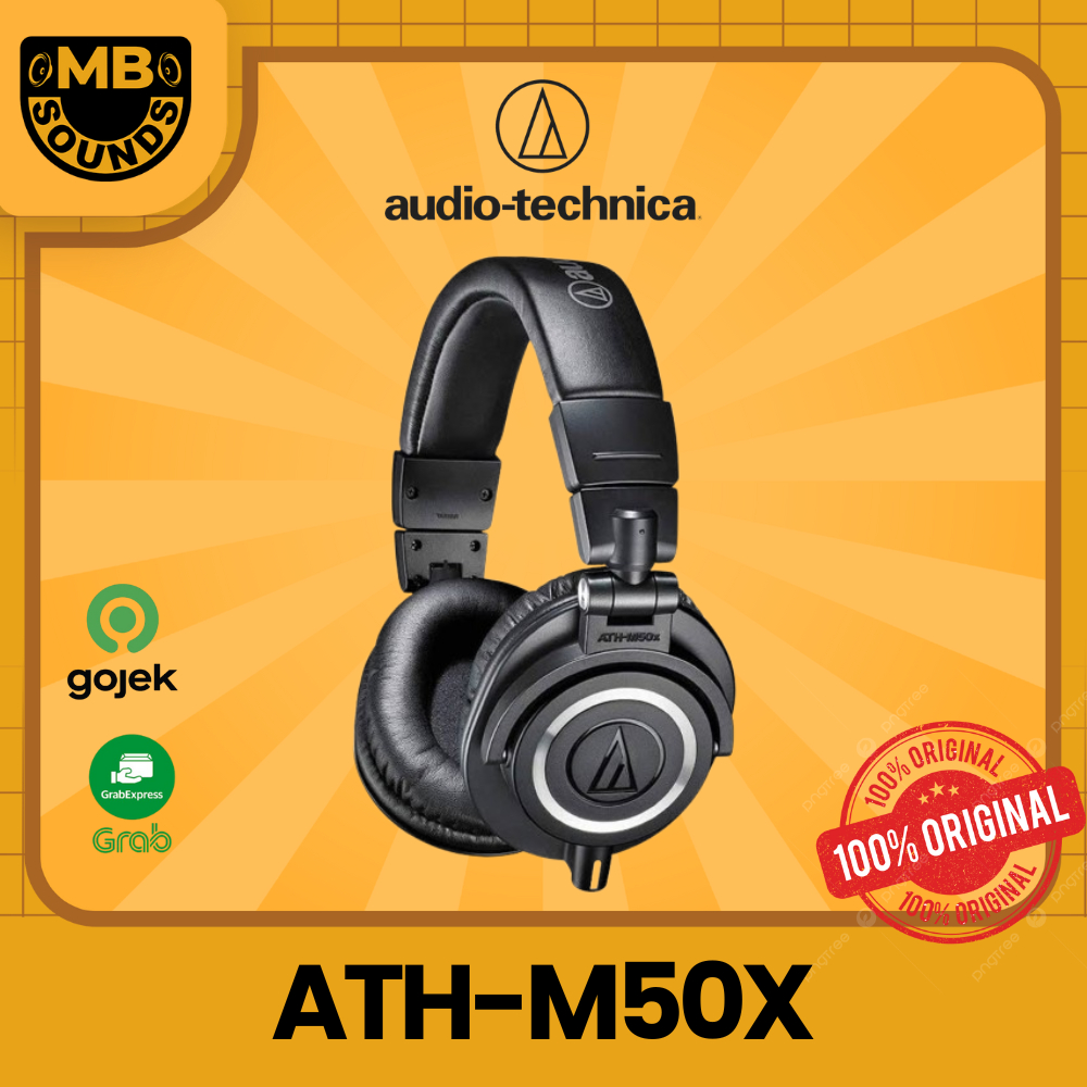 AUDIO TECHNICA ATH M-50X / ATH M50X / ATHM50X HEADPHONE ORIGINAL